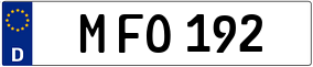 Truck License Plate